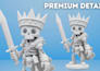 create 3d stylized character model, figurine, and toy for printing